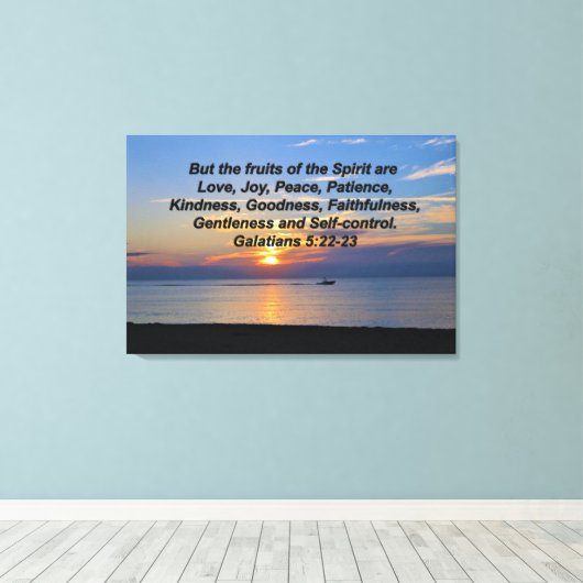 MOOIE GALATEN 5 SUNRISE CANVAS PRINT (Insitu (Houten vloer))
