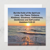 MOOIE GALATEN 5 ZONSONDERGANG KAART (Voorkant / Achterkant)