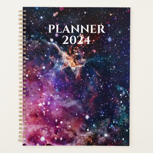 Mooie Galaxy Out Space Sterrennacht Planner (Voorkant)