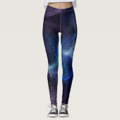 Mooie Galaxy Pattern leggings (Voorkant)