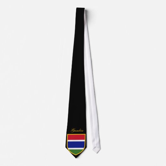 Mooie Gambia-vlag Stropdas (Voorkant)