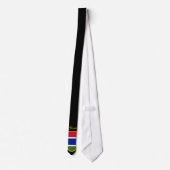 Mooie Gambia-vlag Stropdas (Achterkant)
