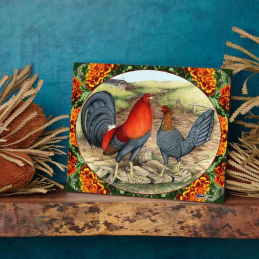 Mooie game Fowl Fotoplaat (Zijkant)