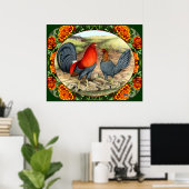 Mooie game Fowl Poster (Thuiskantoor)