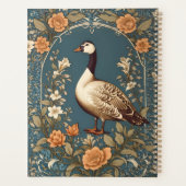 Mooie gans William Morris Geïnspireerd Planner (Achterkant)