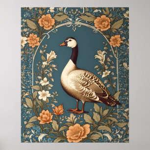 Mooie gans William Morris Geïnspireerd Poster