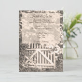 Mooie Garden-weddenschap Kaart (Staand voorkant)