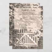 Mooie Garden-weddenschap Kaart (Voorkant / Achterkant)