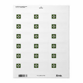 Mooie Gardenia 5 Kaleidoscoop 2 Etiket (Full Sheet)