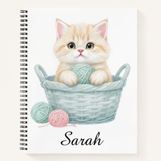 Mooie garen katje agenda (Voorkant)