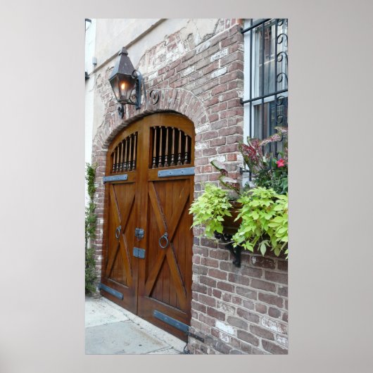 Mooie Gateway in Charleston Poster (Voorkant)