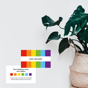 Mooie Gay Regenboog Minimal LGBT Visitekaartje