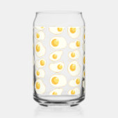 Mooie gebakken eieren blikvorm glas (Achterkant)
