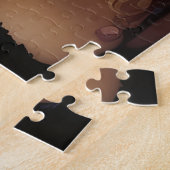 Mooie geblonde vrouw legpuzzel (Zijkant)