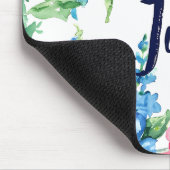 Mooie Geboorte Maand Bloemen/Juli Muismat (Hoek)