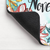 Mooie Geboorte Maand Bloemen/November Muismat (Hoek)