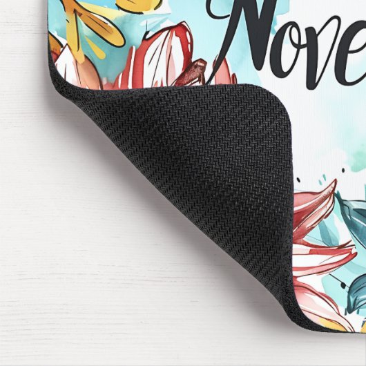 Mooie Geboorte Maand Bloemen/November Muismat (Hoek)