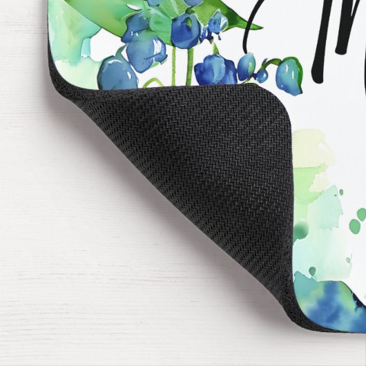 Mooie geboortemaand bloemen/mei muismat (Hoek)