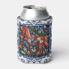 Mooie Geborduurde Paard Blikjeskoeler