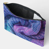 Mooie Gebreide Gemengde Paarse en Blauwe Etui (Open)