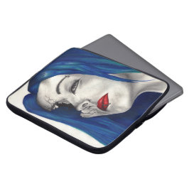Mooie Gebroken Fantasie Goth Horror Surrealistisch Laptop Sleeve