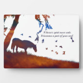 Mooie gedenksterminalistische geest fotoplaat (voorkant)