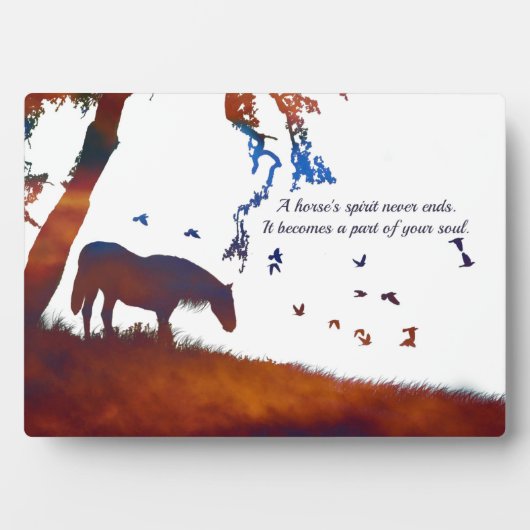 Mooie gedenksterminalistische geest fotoplaat (voorkant)