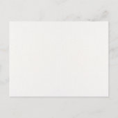 Mooie Geel Roze Bloemen Lijst bruiloft Aankondigingskaart (Achterkant)