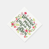 Mooie geesten inspireren anderen citeren | Servet (Hoek)