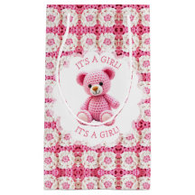 Mooie Gehaakte Teddybeer Meisjes Baby Shower