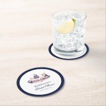 Mooie gehuwde bruiloftspartij gepersonaliseerd