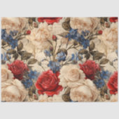 Mooie  geïnspireerde Rozen Decoupage Tissuepapier (Voorkant)