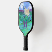 Mooie geitenmonogram pickleball paddle (Links)