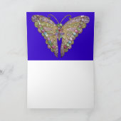 Mooie gejuwelde vlinder kaart (Binnen)