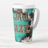 Mooie Gek - Zuidwestelijke Motief Latte Mok (Rechterhoek)