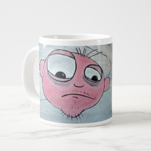 Mooie Gekke Gezicht Jumbo Mok! Grote Koffiekop