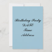 Mooie gekleurde Happy Birthday Ballons kaart (Achterkant)