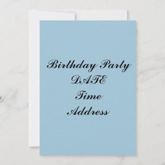 Mooie gekleurde Happy Birthday Ballons kaart (Achterkant)