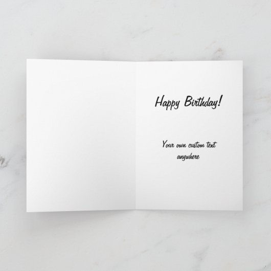 Mooie gekleurde  motorfiets foto kaart (Binnen)