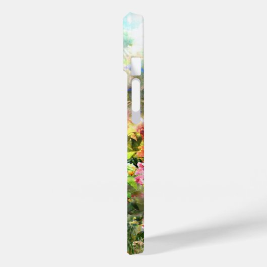 Mooie gekleurde waterverf bloemen Case-Mate iPhone case (Achterkant / Links)