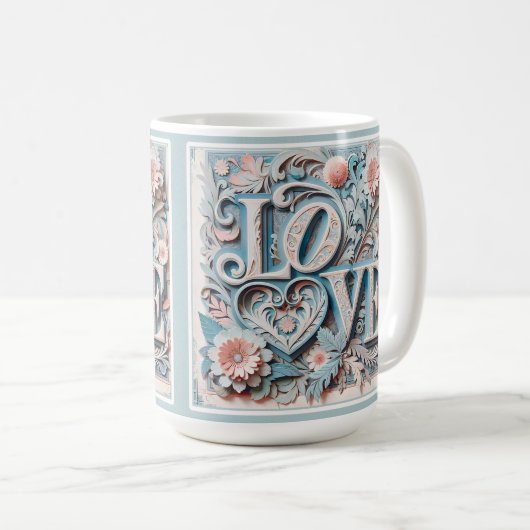 Mooie gelaagde liefde Mok (Voorkant rechts)