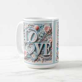 Mooie gelaagde liefde Mok