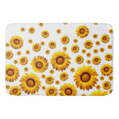 Mooie gele bloemen badmat (Voorkant)