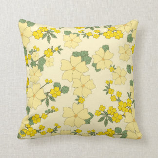 Mooie gele bloemen kussen