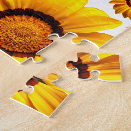 Mooie gele bloemen legpuzzel