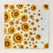 Mooie gele bloemen legpuzzel (Horizontaal)