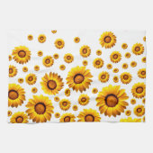 Mooie gele bloemen theedoek (Horizontaal)