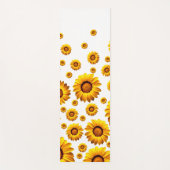Mooie gele bloemen yogamat (Voorkant)