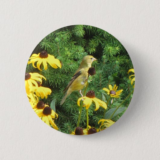 Mooie gele Button (Voorkant)