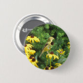 Mooie gele Button (Voorkant /achterkant)